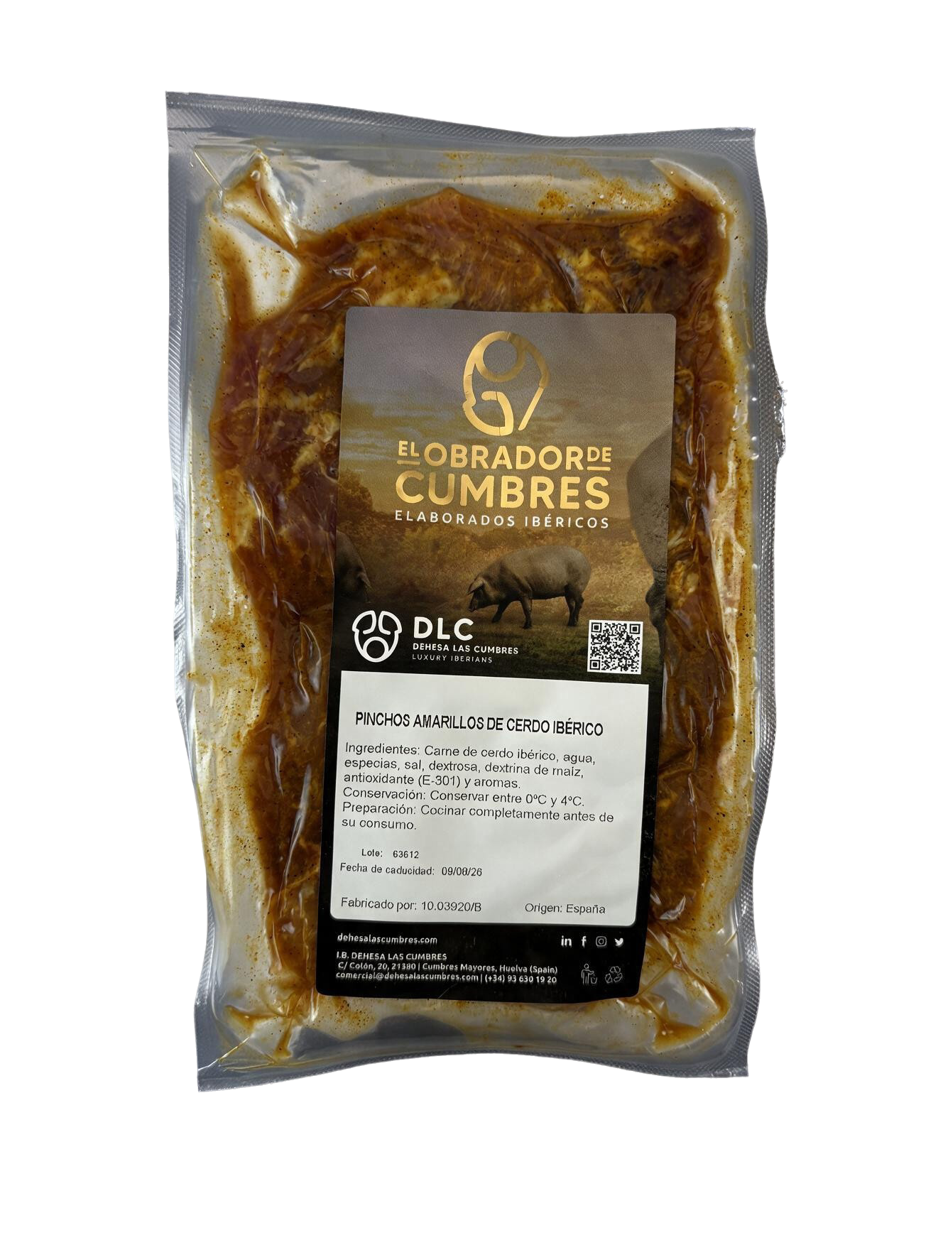 Pinchos Amarillos de Cerdo Ib&eacute;rico